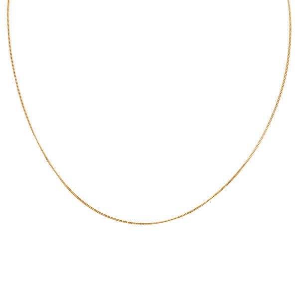 Verstellbare Panzerkette, ca. 50 cm, 585 Gold