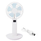 Tragbar und wiederaufladbar Mini Ventilator 5 Lüfterflügeln, Weiß