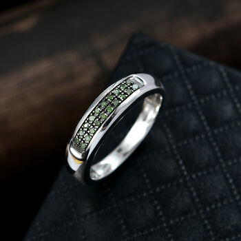 D'Joy gr&uuml;ner Diamant Ring - 0,10 ct.