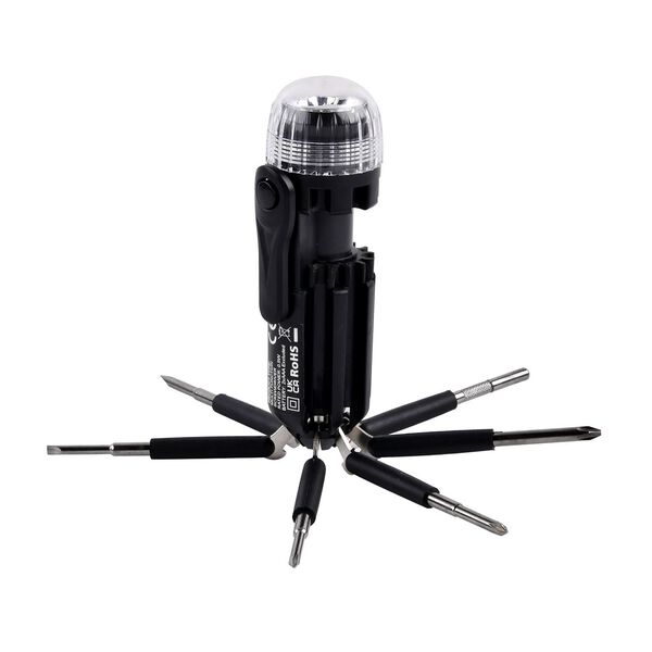 Vielseitiges 8-in-1 Werkzeugset in schwarz image number 8