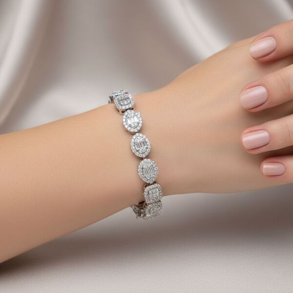 D'Joy Moissanit 20cm Armband - 3,92 ct. image number 2