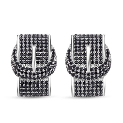 Schwarze Spinell-Ohrringe - 2,11 ct. image number 0