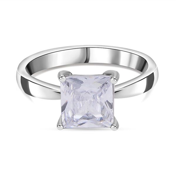 Wei&szlig;er Zirkonia Schmuckset Reiner Edelstahl image number 3