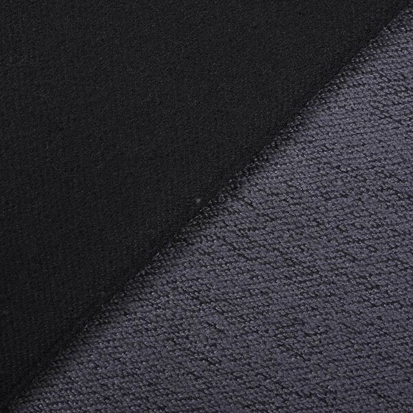 Doppelgewebter Schal mit Fransen, Schwarzgrau image number 2