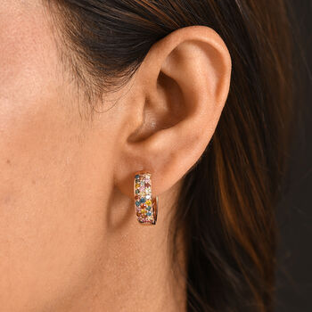 LUXURIANT SGL zertifizierte SI mehrfarbige Labor Diamant Ohrringe - 1,50 ct.