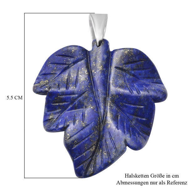 Lapislazuli Halskette 40 cm Edelstahl ca. 198,00 ct image number 4