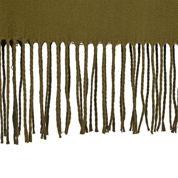 Eleganter Ombre-Schal mit Fransen, 68x180 cm, Waldgr&uuml;n image number 5