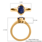 Masoala Saphir Solitär Ring, 925 Silber vergoldet, 1,90 ct. image number 6