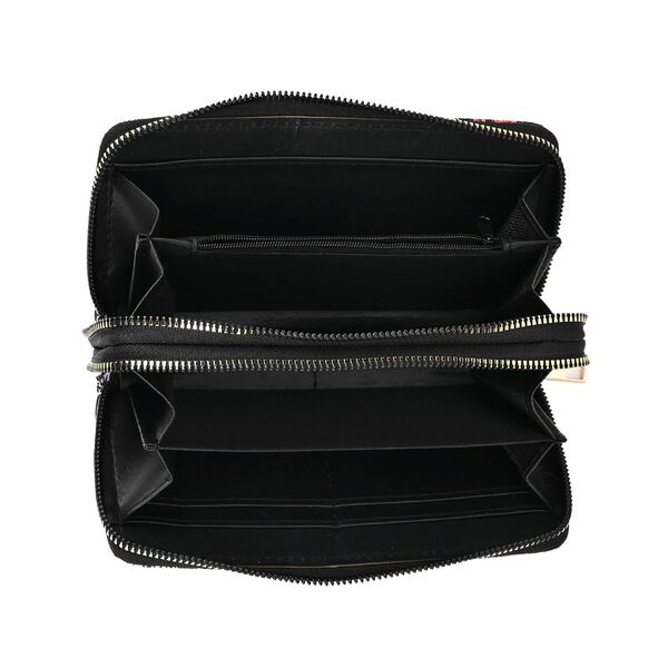 Frieda Kahlo Brieftasche mit doppeltem Reißverschluss und RFID-Schutz image number 7