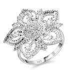 Royal Bali Kollektion - 925 Silber Ring (Größe 17.00)