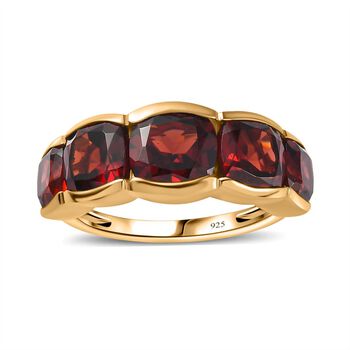 Roter Granat-Ring - 5,77 ct.