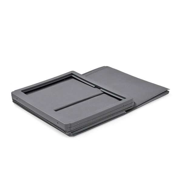 Faltbare Aufbewahrungsbox mit Fenster, grau image number 5