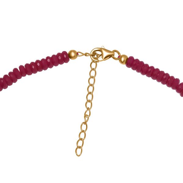 AAA afrikanische Rubin-Halskette, 45 cm - 141 ct. image number 6