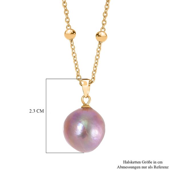 Edison Tropfen Perle Anh&auml;nger mit 50cm Kette image number 5