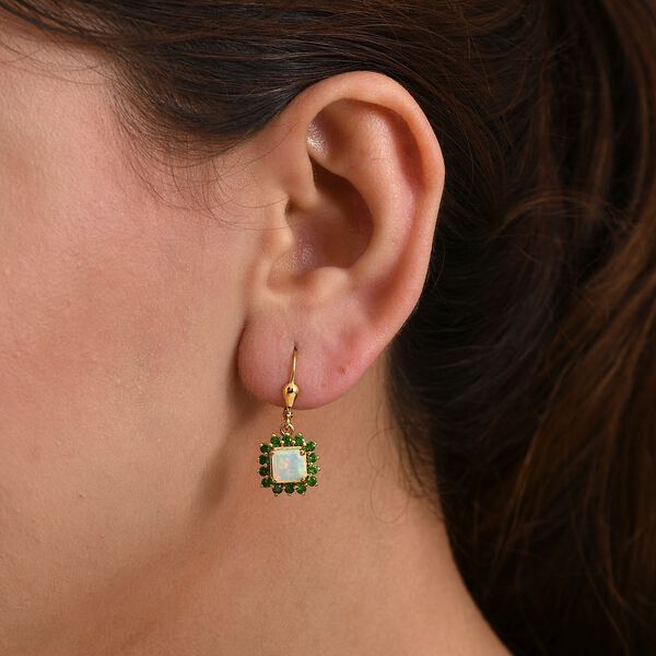 D'Joy äthiopisches Welo Opal, Chromdiopsid und Moissanit Schmuckset image number 10