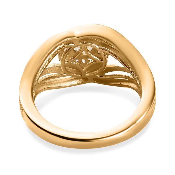 AA Natürlicher, goldener Tansanit Ring, ca. 0,69 ct. image number 5