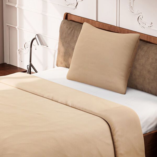 Kupferinfundierte Bettwäsche - 2-teiliges Set in Orange image number 3