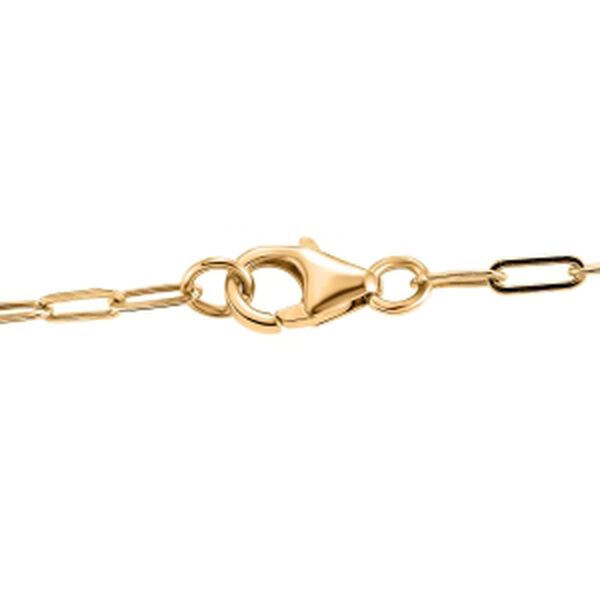 D'Joy AAA Kagem Sambischer Smaragd Halskette ca. 50 cm 925 Silber 750 Gelbgold vermeil (10-15 Werktage Lieferzeit) ca. 0.59 ct image number 5