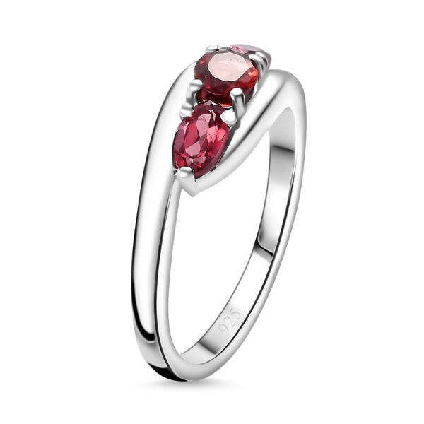Roter Granat und Orissa Rose Granat Ring - 1,06 ct. image number 5