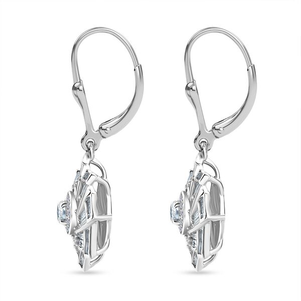 LUXURIANT DIAMANT - Lab Grown Diamant SI-GH Ohrringe 925 Silber rhodiniert ca. 0,99 ct. image number 3