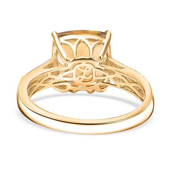 AAA Turkizit, Weißer Diamant Ring 585 Gold (Größe 19.00) ca. 5,22 ct image number 4