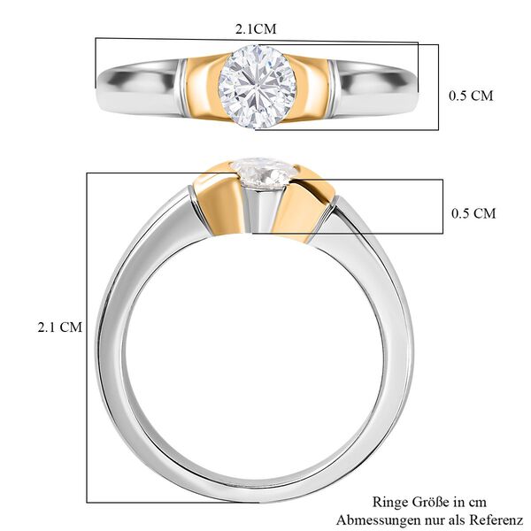 Moissanit Ring - 0,44 ct. image number 7