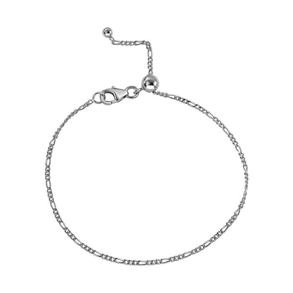 2er-Set - Figaro-Halskette und Armband , silber platiniert image number 7