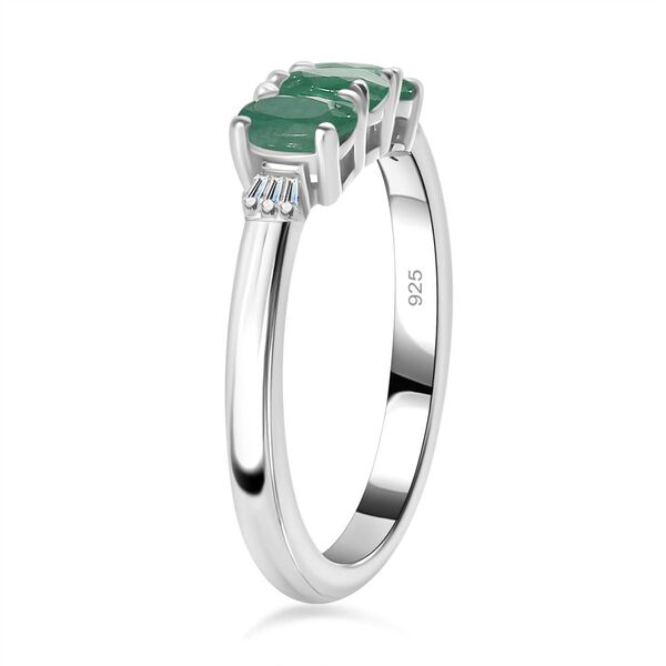 AA Blauer Zirkon und Diamant Ring, ca. 1,11 ct image number 5