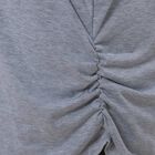 TAMSY - T-Shirt V-Ausschnitt, Einheitsgröße Grau image number 4
