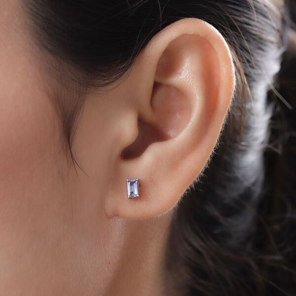 Tansanit-Ohrringe- 0,54 ct. image number 3