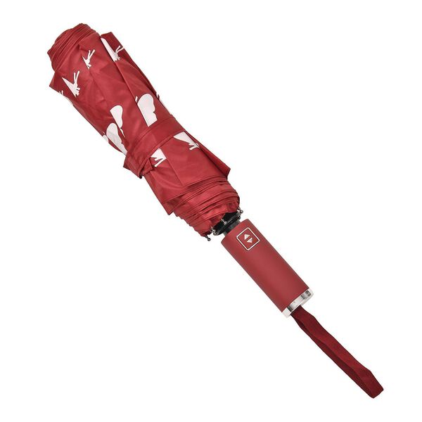 Farbwechselnder Regenschirm, weinrot image number 6