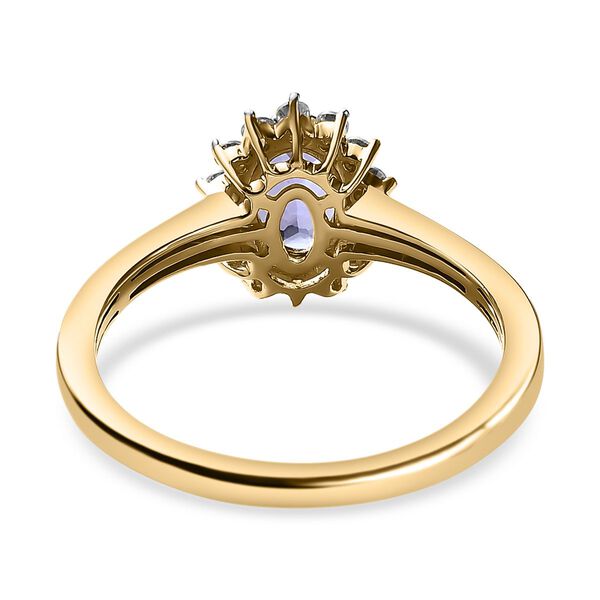AA Tansanit und Moissanit Ring - 0,95 ct. image number 6