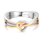 GP Amore Kollektion - Herz Liebesknotten Ring, 925 Silber, (Größe 18.00)