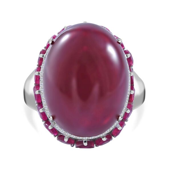 AA Afrikanischer Rubin Ring, ca. 32,05 ct.