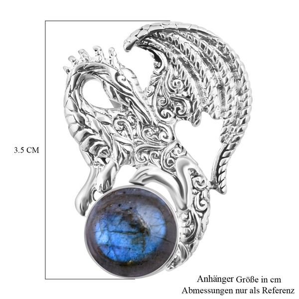 Labradorit Anh&auml;nger 925 Silber ca. 7,29 ct. image number 5