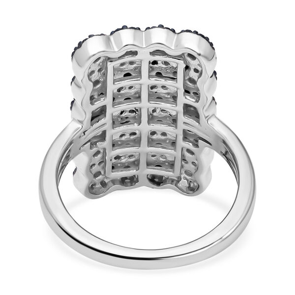 Blauer Diamant Cluster Cocktail Ring - 1 ct. image number 5