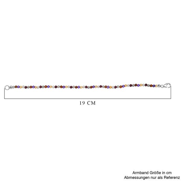 Multi-Edelstein 19cm Armband - 14 ct. image number 5