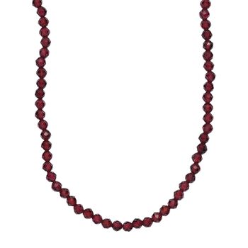 Rote Granat 50cm Halskette - 28 ct.