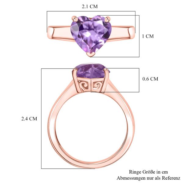 AA Rose De France Amethyst Ring - 2,27 ct. image number 7