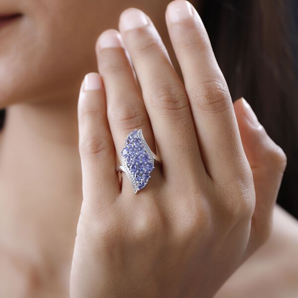 Tansanit Ring - 3,19 ct. image number 3
