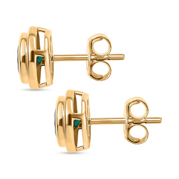 Labor Smaragd Ohrringe - 1,50 ct. image number 5