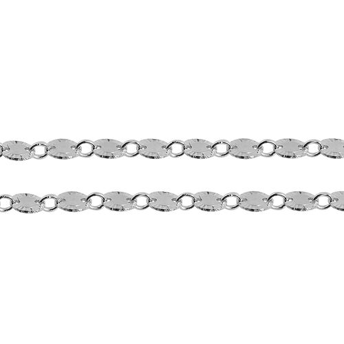 925 Silber rhodiniert Kette ca. 45 cm ca. 5,80g image number 1