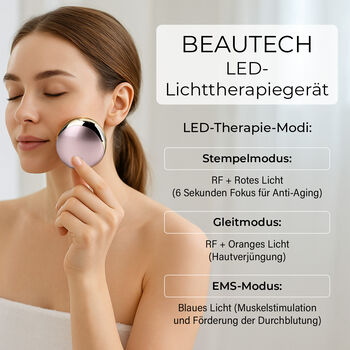 BEAUTECH Wiederaufladbares Gesichtsger&auml;t mit RF und EMS