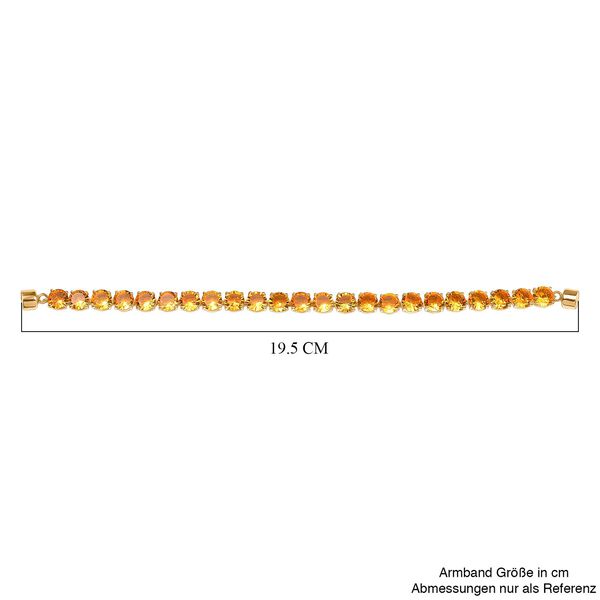 D'Joy Sphaleros Quarz Armband ca. 19 cm 925 Silber 750 Gelbgold Vermeil ca. 34,45 ct. image number 4