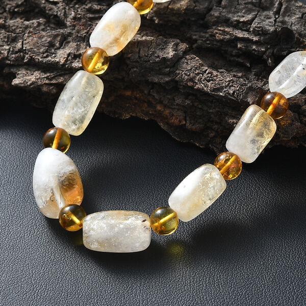 EverTrue Citrin und Bernstein 50cm Halskette image number 2