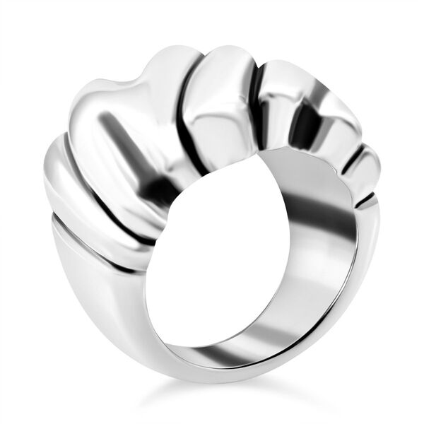 Thai Silber Kollektion - Gestrifter Ring, 925 Silber (Gr&ouml;&szlig;e 17.00) ca. 6,00g image number 2