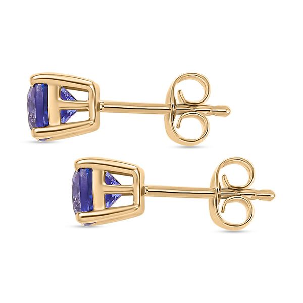 AAA Tansanit Ohrringe in 585 Gold - 1,95 ct. image number 4