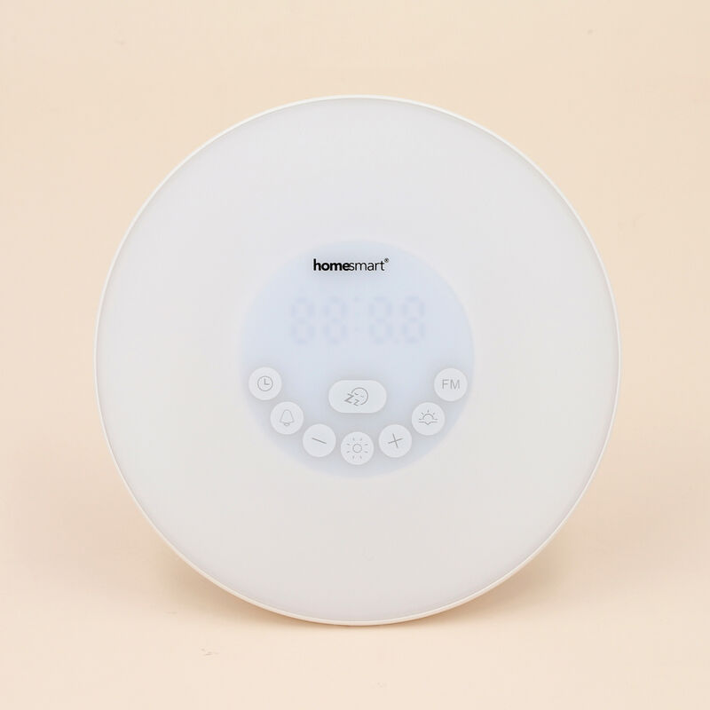 Wecker mit Wecklicht, Lautsprecher, Signalfunktion und Lichttherapie-Lampe, Weiß image number 0
