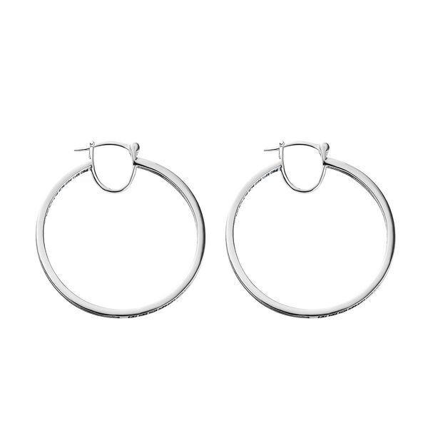 Blaue Diamant-Creolen - 1 ct. image number 4