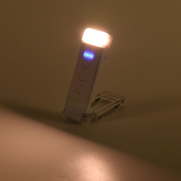 LED-Leselampe, 10,5x3,5cm, Wei&szlig; image number 1